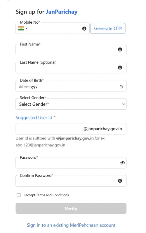 meripehchaan SIGN UP
